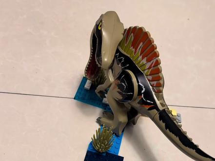 改造战神棘龙#恐龙玩具 #男孩玩具 #拼装玩具