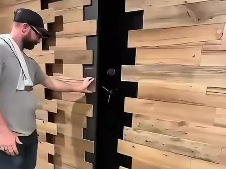 设计新颖的隐藏门 #隐藏门#家居设计#暗门