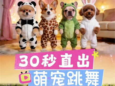 AI萌宠天团跳舞教程 30秒就可以直接生成最近很火的萌宠天团跳舞视频,宠物跳舞视频教程。即梦seedance2.0全新首发让p视频和p图一样简单#即梦AI #AI六边形战士 #一句话P视频 #动物跳舞 #宠物跳舞
