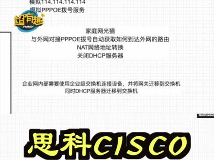 思科CISCO路由配置#网络工程师