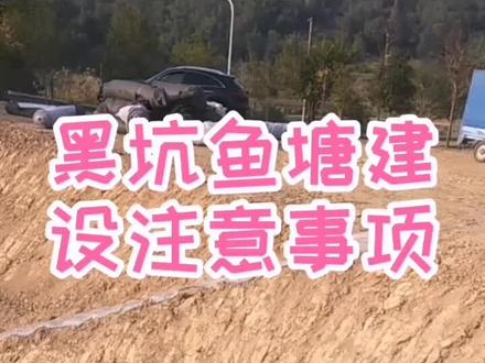 黑坑鱼塘建设注意事项。