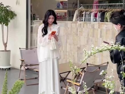 谁家的小幸福阿穿这么好看 好温柔的一套孕妇装阿,感觉就像仙女一样#孕妇#孕期#怀孕#孕妇装#孕期穿搭