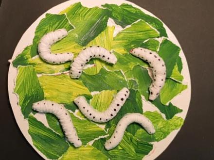 一起跟宝贝来做简单又好玩的蚕宝宝画啦#蚕 #一起学画画 #抖音青少年 #创意