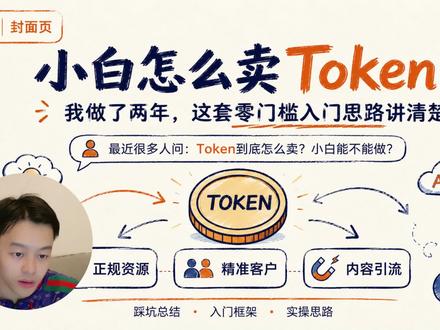 小白怎么卖token?三步入门思路