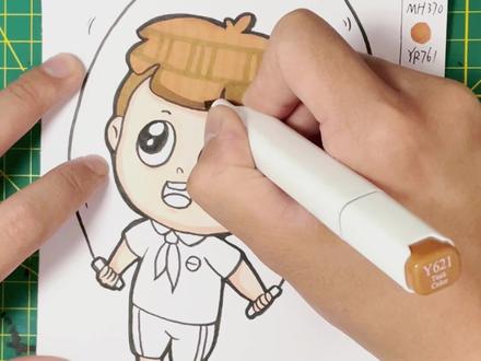 #绘画 #儿童画#跳绳
人物临摹基础《跳绳》
点点关注,不迷路💗