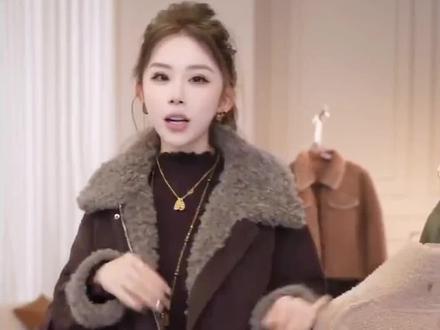 短款皮毛一体加绒加厚外套女秋冬季小个子时尚百搭羊羔毛夹克上衣#今日穿搭 #韩系穿搭