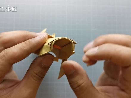 【折纸 】教你折一条小锦鲤,希望能带来好运,教程超详细