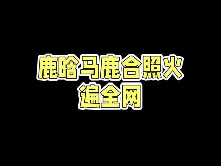 鹿晗马鹿合照:温柔从来藏在细节里