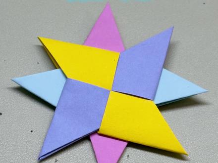 帅气的变形飞镖,折法简单又好玩#亲子手工 #手工折纸 #折纸