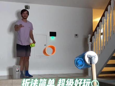 折法简单飞得好远!教你做一款超好玩的迷你环翼纸飞机 #手工折纸 #纸飞机 #童年的纸飞机