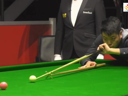 开炮!开炮! 梁文博怒吼释放心中压力!第二杆满分147获40万奖金 #梁文博 #台球🎱 #台球 #斯诺克