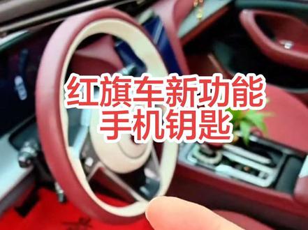 红旗车主必看!如何直接用手机做你的车钥匙,再也不怕丢钥匙、忘钥匙了。#红旗 #红旗汽车 #手机控车 #红旗新功能 #隐藏功能