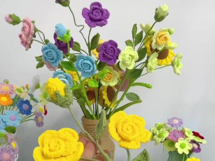 懒人小玫瑰大花底片教程#我的手工作品