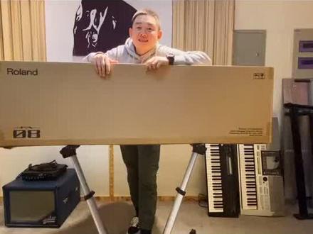 拆箱 罗兰Roland FA08 合成器(上)#roland #罗兰 #合成器#midi键盘 #电子琴