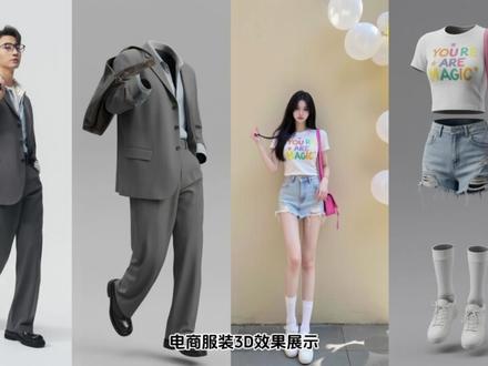 comfyui如何制作电商服装3D效果 #comfyui教程 #ai #comfyui