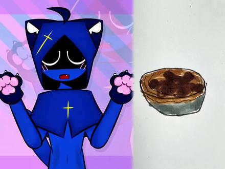 布莱克给杰文蛋挞#日常瞎画 #画画 #简笔画