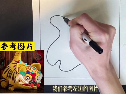 今天的微课堂是虎年系列第一弹『邮票』,大家一起动手画起来吧!#儿童画教程 #一起学画画 #扬州