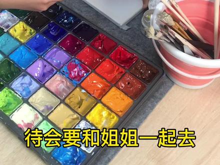 #画画🎨 #乱涂乱画系列 #暑假 马上就要和姐姐@小宇菇菇 一起去见@南翔不爱吃饭 ,画副画当礼物🎁吧
