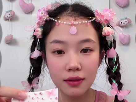 六一舞台妆简易教程 10秒钟快速搞定! #六一舞台妆#脸贴教程