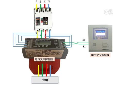 一文看懂电气火灾系统工作原理及接线!接线图在最后有用可以收藏!#0基础学消防弱电 #入门教学 #电气火灾