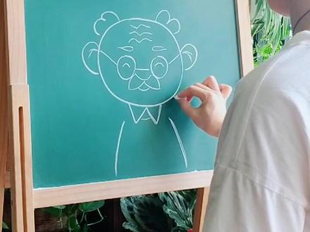 老爷爷的#简笔画 ,简单好画,赶紧学起来吧!