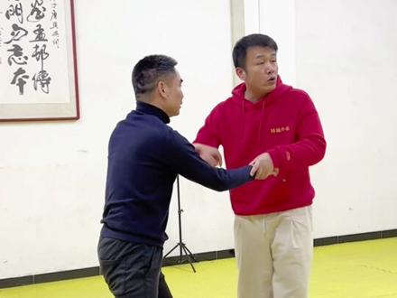 挑勾,八极拳称提篮式,上牵重心下使勾提,八极拳摔法之一#八极拳唐强