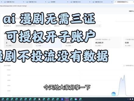 #漫剧 #漫剧投流 #漫剧数据 漫剧运营/漫剧投流