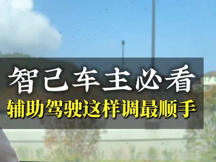 智己LS9的辅助驾驶这样调更加顺手#智己 #智己LS9 #每天一个用车知识 #新能源 #用车技巧