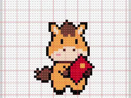 🌟涂拼豆图纸教程#拼豆 #拼豆图纸 #像素画 #醒图创作者 #醒图