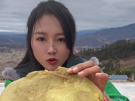 想吃我经常吃的苦荞饼的话可以看这个作品做就可以了哈#农村生活