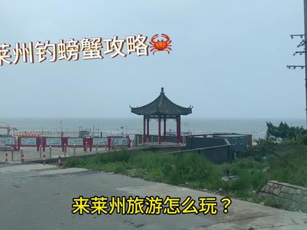 #莱州赶海 #亲子游玩好去处 外地朋友来莱州怎么玩,去海边钓螃蟹呀,挖格拉呀,哈哈哈