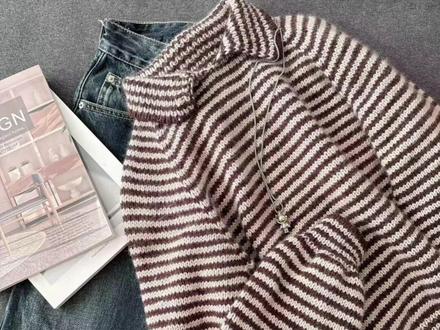 第三集来啦,昨天没发出来,今天再试试#手工编织零基础教学 #我们一起织毛衣 #编织教程 #条纹毛衣编织教程