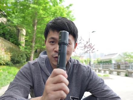 带陶瓷破窗珠!这是我用过最结实的手电,纳丽德p80,1300流明! #强光手电 #户外手电 #户外用品