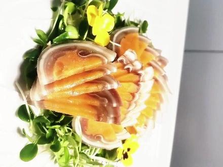 猪耳蛋黄卷大概操作过程#唯美食不能辜负