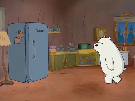 谁会拒绝摸鱼的时候,来看一级可爱的白熊呢?#咱们裸熊 #漫剪治愈系