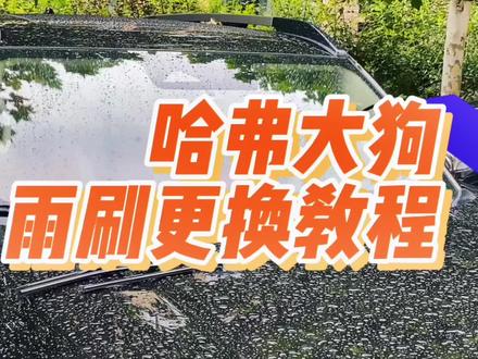 #哈弗大狗 雨刷更换教程