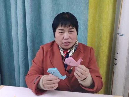 教你折海里面的鲸鱼,看着可怕,但又觉得可爱 #折纸 #手工制作 #手工折纸 #亲子手工