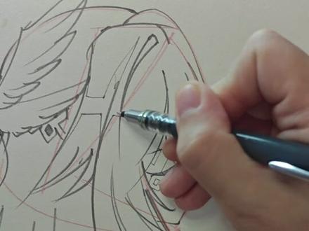 画前甩一甩 教大家画个少女 #画画 #跟着抖音学画画 #原神 #少女 #绘画教程