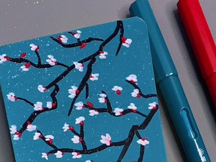 打卡学习画画的滴99天,今天画冬季《寒冬腊梅》#简笔画 #一学就会系列 #青年创造者成长计划 #跟着抖音学画画 #新人抖音创业涨粉