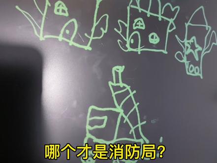 哪个是消防局?#画个小画 #爱画画的小朋友 #随手画
