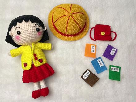 钩针~樱桃小丸子帽子视频教程 仅靠台词存活的一集视频😁