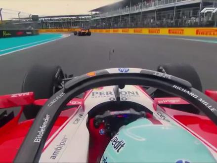 【F1 2026赛季 迈阿密大奖赛正赛】勒克莱尔最后一圈车载|祸不单行!切了四次弯 可能要加罚 参考25年新加坡汉密尔顿#f1 #勒克莱尔 #迈阿密 #赛车