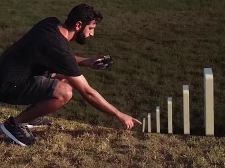 多米诺骨牌效应有多可怕? #科普 #涨知识