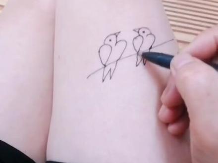 这样的《梁祝》你们喜欢吗?#简笔画画 #现学现卖@抖音小助手