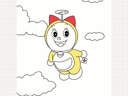 一分钟画哆啦美 #简笔画 #简笔画教程 #简笔画的日常 #哆啦a梦 #哆啦美 #画画 #画画过程