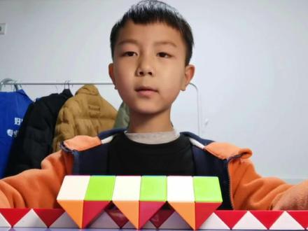 魔尺拼高铁火车~你家宝贝会了吗=锻炼孩子的手脑协作力 #人类幼崽成长计划 #小朋友眼中的大世界 #魔尺教程