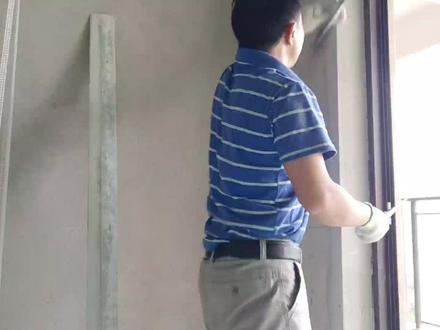 室内装修刮腻子,今天教大家怎么样分辨阴阳角线条和贴阴阳角