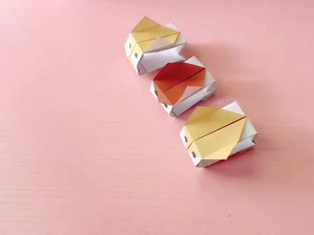 教你折会空翻的仓鼠纸玩具,超有趣! #亲子手工 #手工折纸教程 #折纸玩具 #抖音折纸