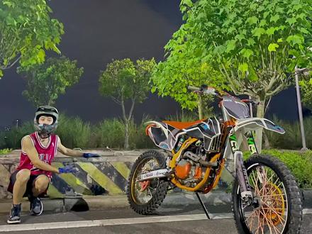 华洋k6的后减震太柔软👍#越野摩托车