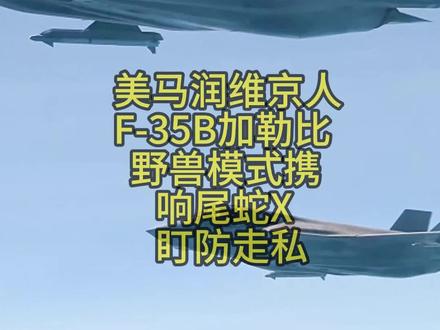 美马润维京人F-35B加勒比野兽模式携尖端导弹盯防走私 加勒比海上空,美国海军陆战队的F-35B隐身战机巡逻,机翼下野兽模式挂着最新的AIM-9X空对空导弹,成为监控非法走私活动的最前沿力量。
视频为美国空军 KC-46A 飞马空中加油机拍摄 与绰号“维京人”的海军陆战队第 225 战斗机攻击中队 (VMFA-225) 伴飞加勒比海。
战机搭载AIM-9X响尾蛇Block II空对空导弹,从波多黎各的罗斯福路空军基地等地点起飞,负责监控、拦截和威慑使用该地区空中和海上通道进行走私的犯罪网络。
冷知识:AIM-9X响尾蛇Block 2 在F35只能选择外挂模式,弹仓整合计划进度条还在努力前行。
#我的世界 #我的世界你不懂 #我的世界视觉盛宴 #震撼场面 #震撼瞬间